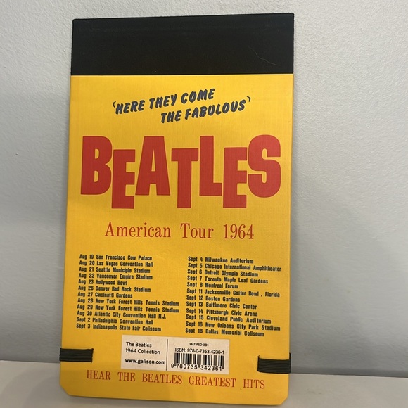 NEW Beatles Notebook Notepad Tickets Photos - Picture 3 of 6